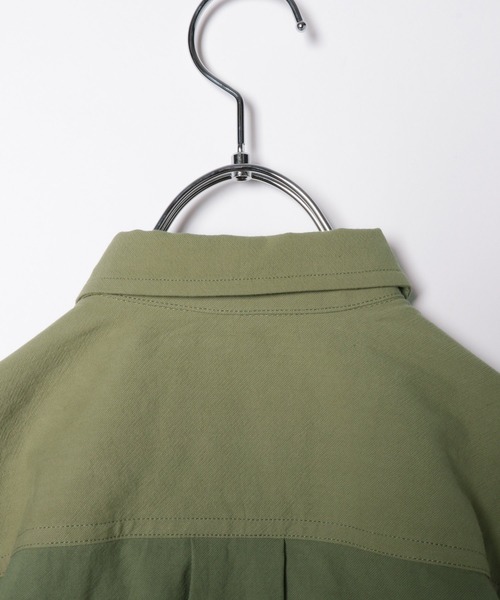 Vintage PEANUTS（ビンテージピーナッツ）の「【PEANUTS×BAYFLOW】ワイドシャツ(KIDS)（シャツ/ブラウス・キッズ・カーキ/サックスブルー・MEDIUM/LARGE/X-LARGE/XX-LARGE）」の8枚目の写真