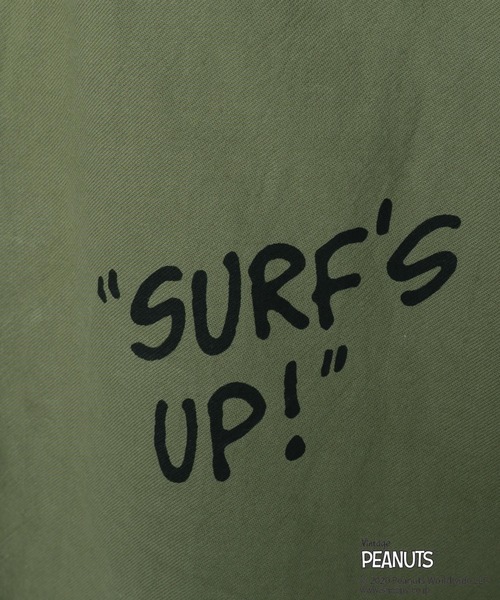 Vintage PEANUTS（ビンテージピーナッツ）の「【PEANUTS×BAYFLOW】ワイドシャツ(KIDS)（シャツ/ブラウス・キッズ・カーキ/サックスブルー・MEDIUM/LARGE/X-LARGE/XX-LARGE）」の5枚目の写真