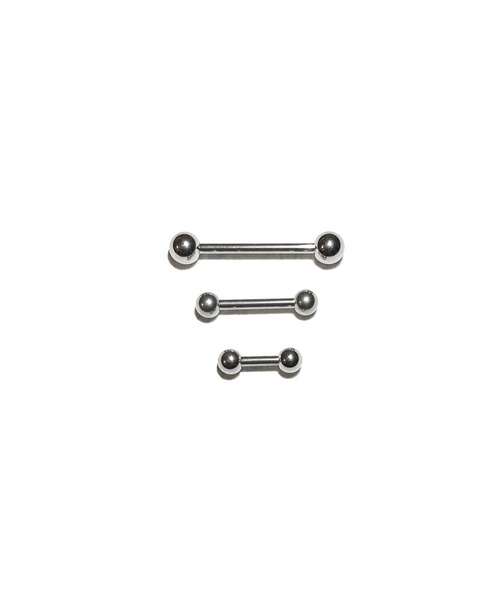 MORPH(モルフ)の「MORPH モルフ バーベルボディーピアス 14ゲージ 6mm~18mm(ピアス(片耳用)・メンズ・シルバー・18/16/6/14/8/12/10)」の3枚目の写真