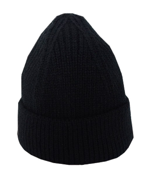 GRIN BUDDY(グリンバディ)の「【GRIN BUDDY / グリンバディ】キッズとんがりニットキャップ / Triangle Knit Watch(ニットキャップ/ビーニー・キッズ・マスタード/ブラック/ピンク/ブルー・53cm)」の2枚目の写真