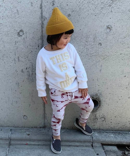 GRIN BUDDY(グリンバディ)の「【GRIN BUDDY / グリンバディ】キッズとんがりニットキャップ / Triangle Knit Watch(ニットキャップ/ビーニー・キッズ・マスタード/ブラック/ピンク/ブルー・53cm)」の6枚目の写真