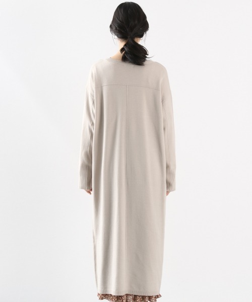 LOWRYS FARM（ローリーズファーム）の「１２Ｇアウトリンキングワンピース　896443（ワンピース・レディース・アイボリー/ブラック/ブラウン/グリーン・FREE）」の7枚目の写真