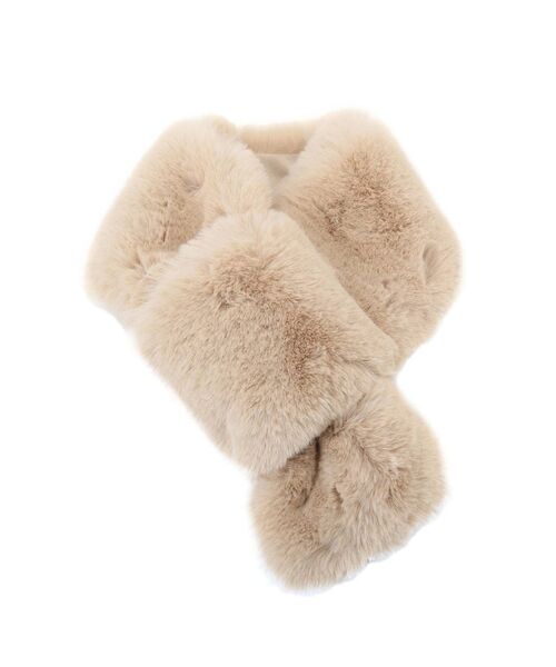 RESEXXY（リゼクシー）の「フェイクファーティペット（マフラー・レディース・ブラック/ベージュ・FREE）」の10枚目の写真