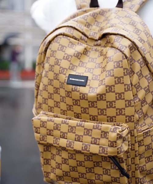 DC SHOES（ディーシーシューズ）の「20 MONOG BACKPACK/DC バックパック リュックサック モノグラム（バックパック/リュック・メンズ・ブラック/ベージュ・FREE）」の17枚目の写真