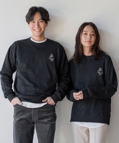 coen（コーエン）の「【Ryo Kaneyasu】【女性にもオススメ】コーエンベアプリントウラケクルーネックスウェット(トレーナー)(ブラウン、ライラック⇒WEB限定カラー)#（スウェット・メンズ・ブラウン/ナチュラル/ケリー/ライラック/ブラック・LARGE/SMALL/MEDIUM/X-LARGE）」の8枚目の写真