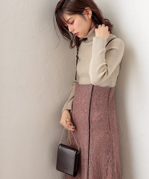 natural couture（ナチュラルクチュール）の「【WEB限定カラー有り】ミラーイン多機能ショルダー（ショルダーバッグ・レディース・ブラック/ベージュ/ブラウン/ライトベージュ・FREE）」の10枚目の写真