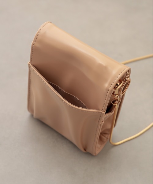 natural couture（ナチュラルクチュール）の「【WEB限定カラー有り】ミラーイン多機能ショルダー（ショルダーバッグ・レディース・ブラック/ベージュ/ブラウン/ライトベージュ・FREE）」の9枚目の写真