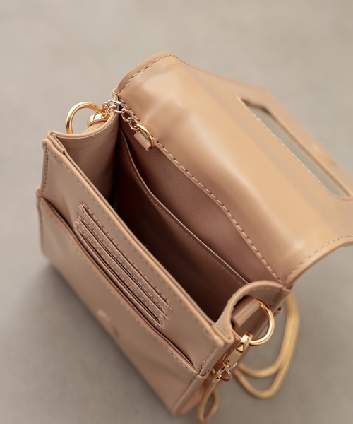 natural couture（ナチュラルクチュール）の「【WEB限定カラー有り】ミラーイン多機能ショルダー（ショルダーバッグ・レディース・ブラック/ベージュ/ブラウン/ライトベージュ・FREE）」の20枚目の写真