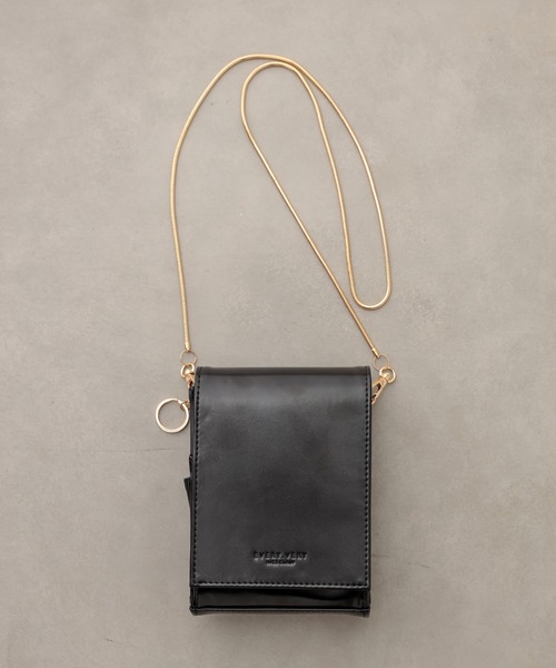 natural couture（ナチュラルクチュール）の「【WEB限定カラー有り】ミラーイン多機能ショルダー（ショルダーバッグ・レディース・ブラック/ベージュ/ブラウン/ライトベージュ・FREE）」の7枚目の写真