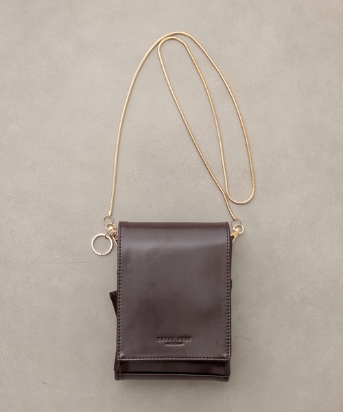 natural couture（ナチュラルクチュール）の「【WEB限定カラー有り】ミラーイン多機能ショルダー（ショルダーバッグ・レディース・ブラック/ベージュ/ブラウン/ライトベージュ・FREE）」の21枚目の写真