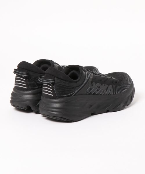 HOKA(ホカ)の「【HOKAONEONE】 BONDI 7(スニーカー・メンズ・ブラック/グレー・26.0cm/27.0cm/28.0cm)」の3枚目の写真