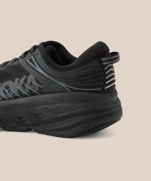 HOKA(ホカ)の「【HOKAONEONE】 BONDI 7(スニーカー・メンズ・ブラック/グレー・26.0cm/27.0cm/28.0cm)」の6枚目の写真