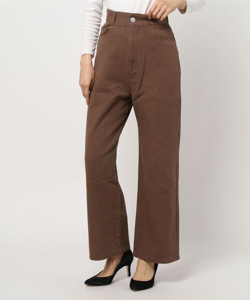 STYLEBLOCK（スタイルブロック）の「バックレースアップパンツ（その他パンツ・レディース・ブラック/ベージュ/ブラウン/オフホワイト・M）」の3枚目の写真