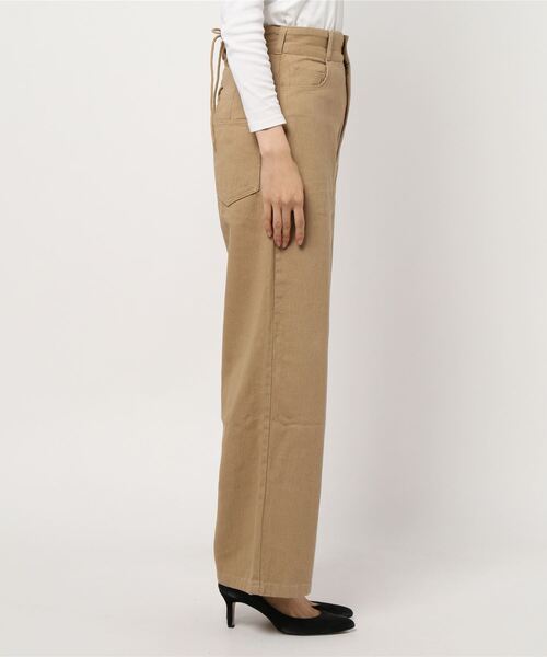 STYLEBLOCK（スタイルブロック）の「バックレースアップパンツ（その他パンツ・レディース・ブラック/ベージュ/ブラウン/オフホワイト・M）」の6枚目の写真