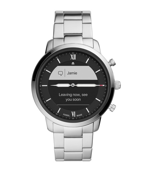 FOSSIL（フォッシル）の「NEUTRA HYBRID HR SMARTWATCH　FTW7029（デジタル腕時計・メンズ・シルバー・FREE）」の3枚目の写真