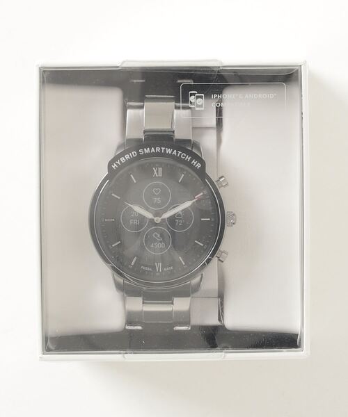 FOSSIL（フォッシル）の「NEUTRA HYBRID HR SMARTWATCH　FTW7029（デジタル腕時計・メンズ・シルバー・FREE）」の10枚目の写真