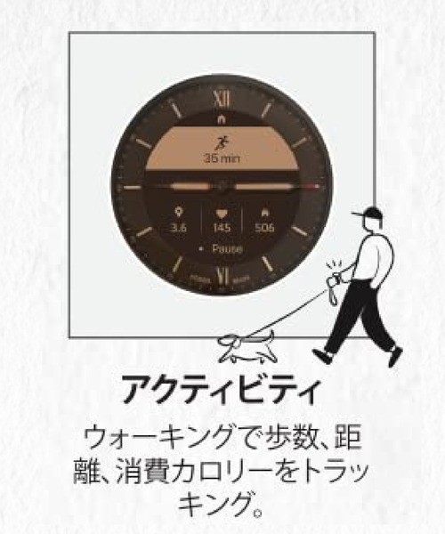 FOSSIL（フォッシル）の「NEUTRA HYBRID HR SMARTWATCH　FTW7029（デジタル腕時計・メンズ・シルバー・FREE）」の12枚目の写真