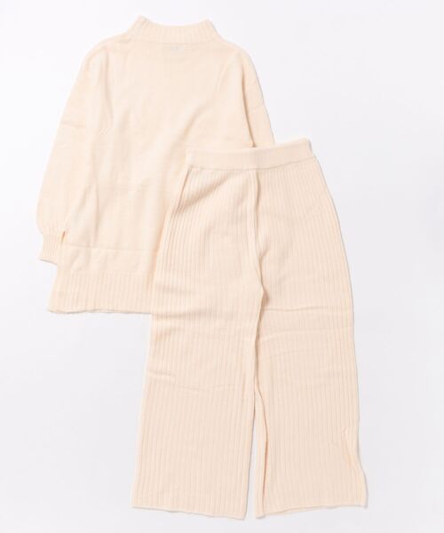 libelle more(リベル モア)の「ニット プルオーバー+パンツ セットアップ(ニット/セーター・レディース・ブラック/ベージュ/ブルー/グレイッシュベージュ・M/L)」の8枚目の写真