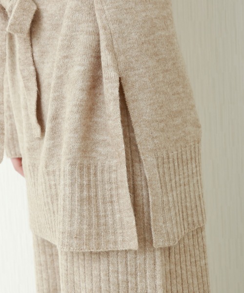 libelle more(リベル モア)の「ニット プルオーバー+パンツ セットアップ(ニット/セーター・レディース・ブラック/ベージュ/ブルー/グレイッシュベージュ・M/L)」の13枚目の写真