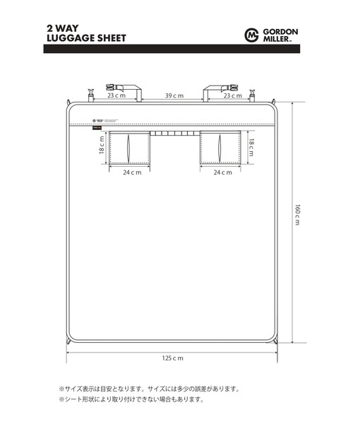 GORDON MILLER（ゴードンミラー）の「GORDON MILLER（ゴードンミラー） CORDURA 2WAY LUGGAGE SEAT (コーデュラ 2ウェイ ラゲッジシート)（アウトドアグッズ・メンズ・ブラック/オリーブ/ダークグレー/タン・ONE SIZE）」の18枚目の写真