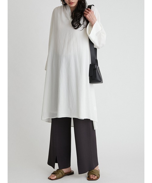 【美品】ハグオーワー⭐︎メランジニットパンツリブニットパンツbeige TANニットパンツ ニットパンツの季節別おすすめコーデ！GUに