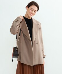 INDIVI（インディヴィ）の「◇カシミヤビーバーダブルコート