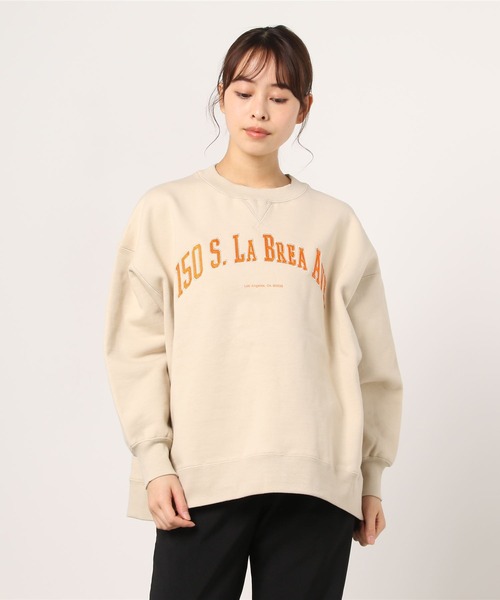 セール 裏起毛オーバーサイズアーチロゴスウェット スウェット American Rag Cie アメリカンラグシー のファッション通販 Zozotown