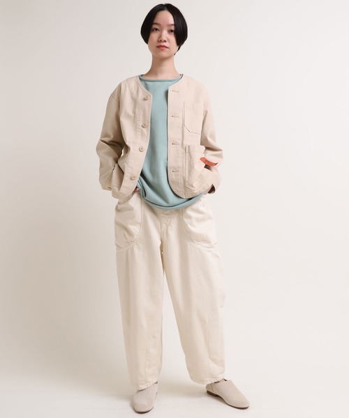 【セール】J1970 フレンチツールジャケット【URCH】（ノーカラージャケット）｜URCH RNA（アーチ アールエヌエー）