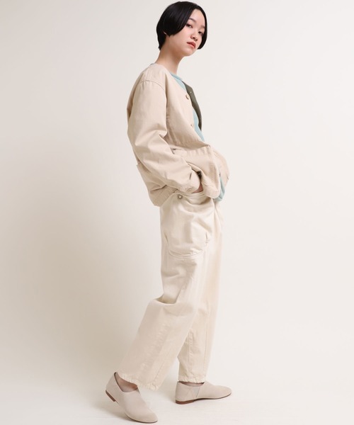 【セール】J1970 フレンチツールジャケット【URCH】（ノーカラージャケット）｜URCH RNA（アーチ アールエヌエー）