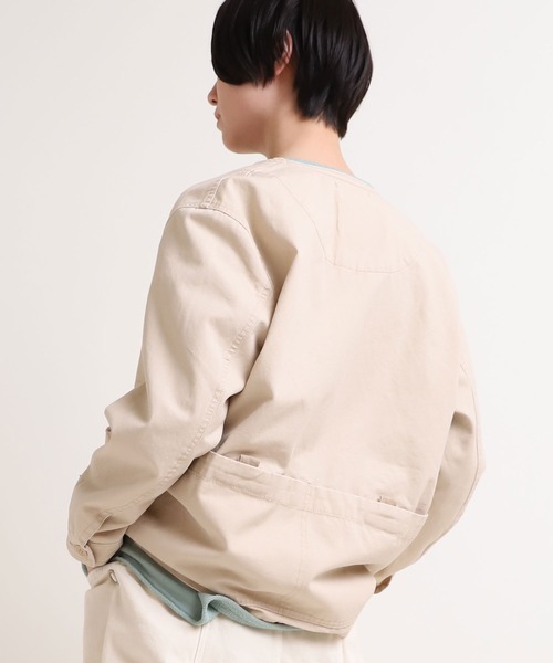 【セール】J1970 フレンチツールジャケット【URCH】（ノーカラージャケット）｜URCH RNA（アーチ アールエヌエー）