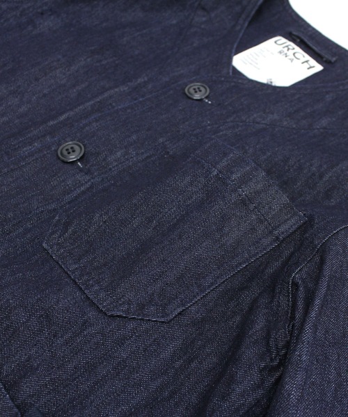 【セール】J1970 フレンチツールジャケット【URCH】（ノーカラージャケット）｜URCH RNA（アーチ アールエヌエー）