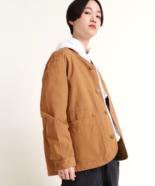 【セール】J1970 フレンチツールジャケット【URCH】（ノーカラージャケット）｜URCH RNA（アーチ アールエヌエー）