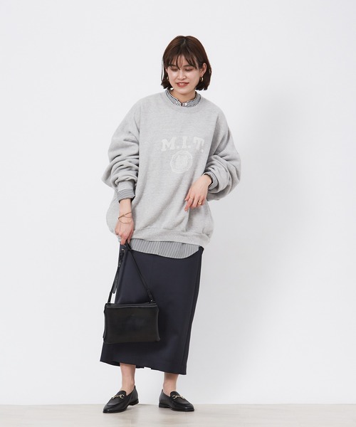 REMI RELIEF(レミレリーフ)の「【REMI RELIEF/レミレリーフ】別注スウェット(スウェット・レディース・ホワイト/ライトグレー・フリー)」の16枚目の写真
