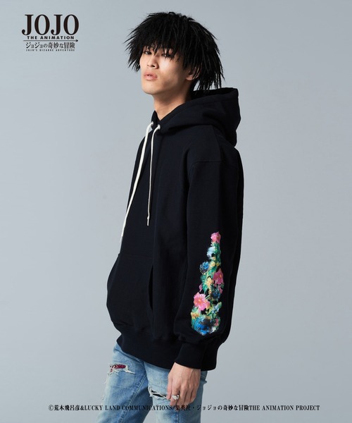 glamb(グラム)の「Giorno Giovanna's stand hoodie / ジョルノジョバァーナズスタンドフーディー【ジョジョの奇妙な冒険コラボレーションアイテム】(パーカー・メンズ・ホワイト/ブラック・4/3/0/1/2)」の9枚目の写真