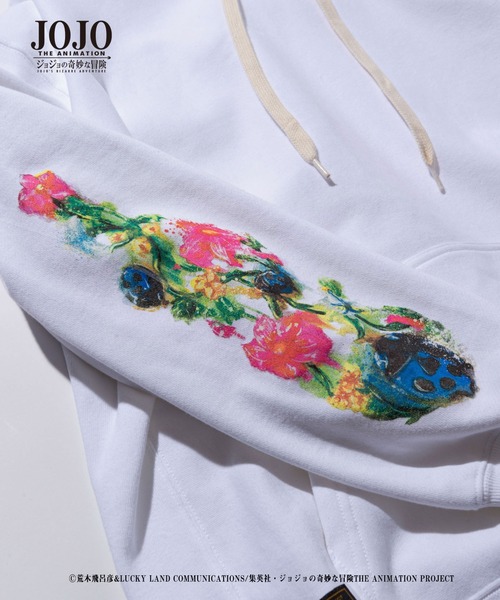 glamb(グラム)の「Giorno Giovanna's stand hoodie / ジョルノジョバァーナズスタンドフーディー【ジョジョの奇妙な冒険コラボレーションアイテム】(パーカー・メンズ・ホワイト/ブラック・4/3/0/1/2)」の22枚目の写真