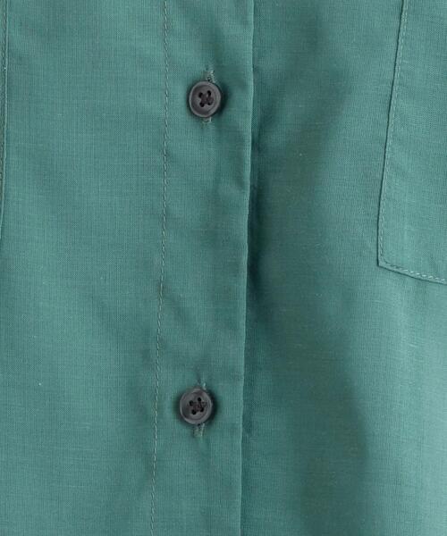 green label relaxing(グリーンレーベルリラクシング)の「SC オープンカラー ショートスリーブ シャツ(シャツ/ブラウス・レディース・レッド/ケリー・FREE)」の10枚目の写真