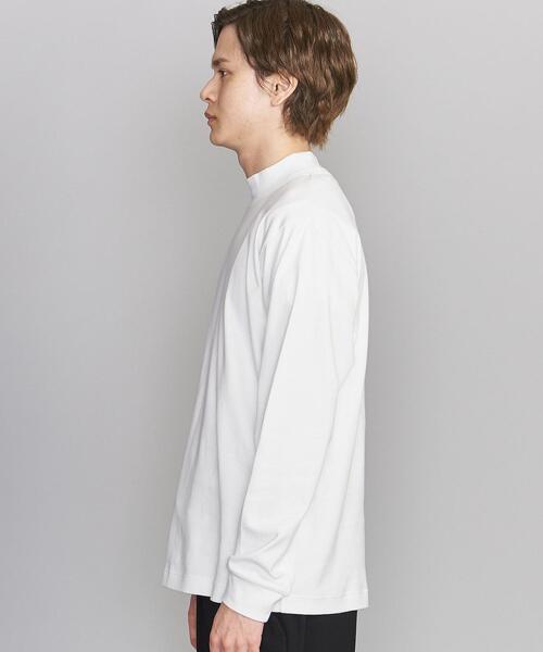 BEAUTY&YOUTH UNITED ARROWS(ビューティーアンドユースユナイテッドアローズ)の「BY スムース モックネック カットソー(Tシャツ/カットソー・メンズ・ダークグレー/ベージュ/ホワイト・X-LARGE/MEDIUM/SMALL/LARGE)」の5枚目の写真