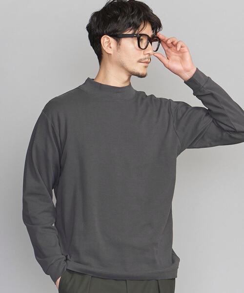 BEAUTY&YOUTH UNITED ARROWS(ビューティーアンドユースユナイテッドアローズ)の「BY スムース モックネック カットソー(Tシャツ/カットソー・メンズ・ダークグレー/ベージュ/ホワイト・X-LARGE/MEDIUM/SMALL/LARGE)」の9枚目の写真