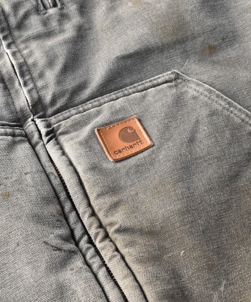 Carhartt（カーハート）の「【ヴィンテージ古着】90's Carhartt/カーハート ダック地 ワークベスト（ベスト・メンズ・グレー・LARGE）」の7枚目の写真