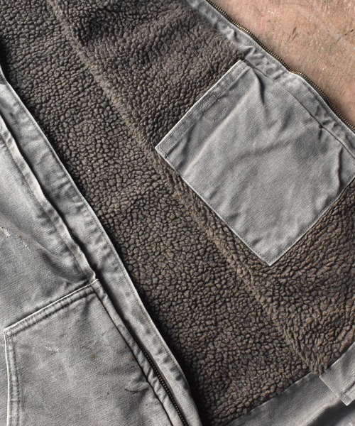 Carhartt（カーハート）の「【ヴィンテージ古着】90's Carhartt/カーハート ダック地 ワークベスト（ベスト・メンズ・グレー・LARGE）」の4枚目の写真