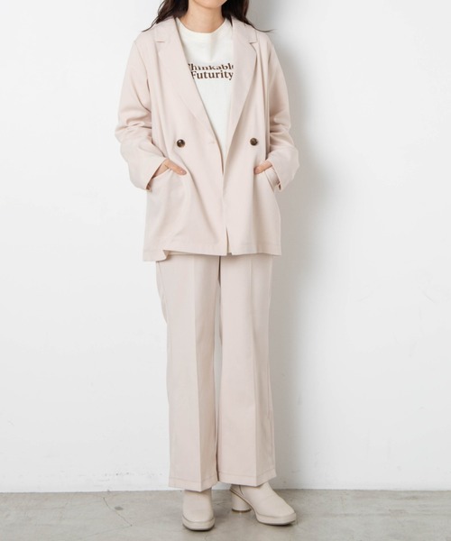 WEGO（ウィゴー）の「WEGO/セミフレアパンツ（スラックス・レディース・ブラック/ピンク/グリーン/アイボリー/グレー系その他/ベージュ系その他/ベージュ系その他3・SMALL/MEDIUM）」の20枚目の写真