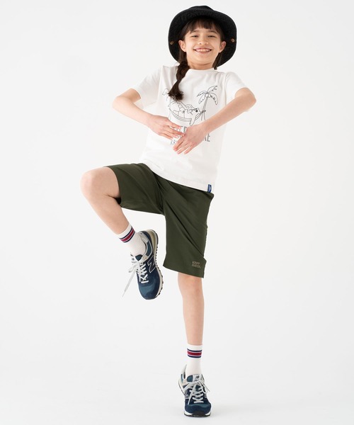 KRIFF MAYER Kid's Collection（クリフメイヤーキッズコレクション）の「のび～るテックカラーショーツ（その他パンツ・キッズ・ネイビー/カーキ/チャコール・150/170/130/140/160/120）」の12枚目の写真