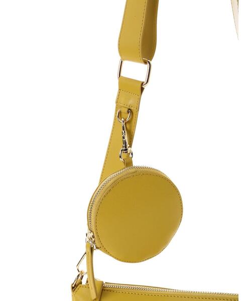 Green　Parks（グリーンパークス）の「・コインケース付きショルダーバッグ＊（ショルダーバッグ・レディース・アイボリー/ブラック/グレイッシュベージュ/イエロー・FREE）」の13枚目の写真