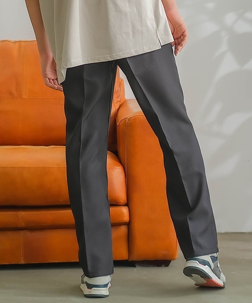 SIDEWAY STANCE(サイドウェイスタンス)の「【SIDEWAY STANCE】スタプレ セミフレア スラックス パンツ セットアップ対応(スラックス・メンズ・ブルーグレー/ブラウン/グレイッシュベージュ/ブラック・MEDIUM/LARGE/X-LARGE)」の6枚目の写真