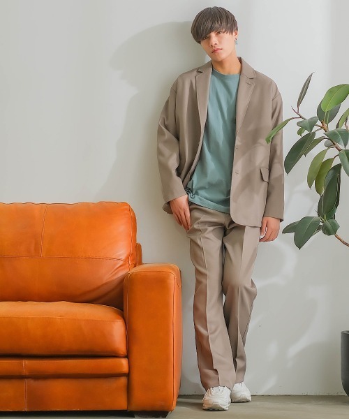 SIDEWAY STANCE(サイドウェイスタンス)の「【SIDEWAY STANCE】スタプレ セミフレア スラックス パンツ セットアップ対応(スラックス・メンズ・ブルーグレー/ブラウン/グレイッシュベージュ/ブラック・MEDIUM/LARGE/X-LARGE)」の21枚目の写真