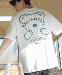 【HOOK】【2021新作】 人気イラストプリント 半袖tシャツ