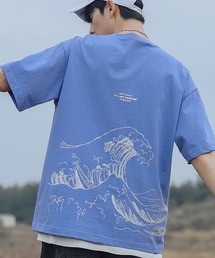 【HOOK】【2021新作】 人気イラストプリント 半袖tシャツ