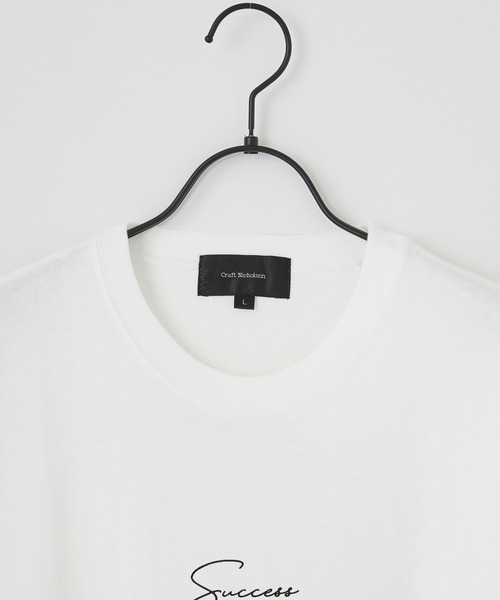 Craft Nicholson（クラフトニコルソン）の「ビッグシルエット線画イラストデザインアソート半袖カットソー（Tシャツ/カットソー・メンズ・ホワイト系その他/ブラック系その他/ベージュ系その他/グリーン系その他/ブルー系その他/ホワイト系その他2/ブラック系その他2/ベージュ系その他2・M/L）」の14枚目の写真