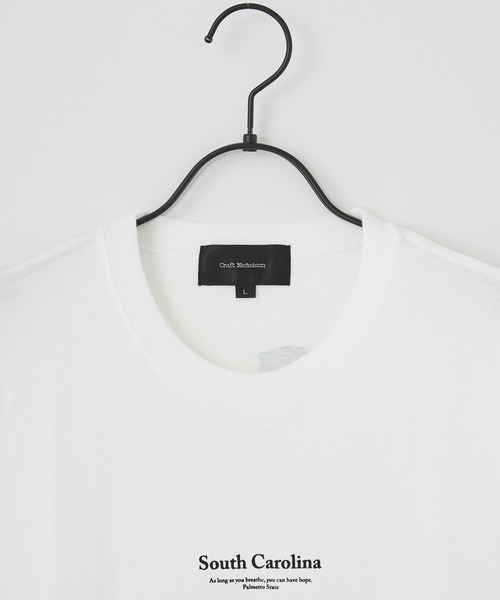 Craft Nicholson（クラフトニコルソン）の「ビッグシルエット線画イラストデザインアソート半袖カットソー（Tシャツ/カットソー・メンズ・ホワイト系その他/ブラック系その他/ベージュ系その他/グリーン系その他/ブルー系その他/ホワイト系その他2/ブラック系その他2/ベージュ系その他2・M/L）」の19枚目の写真