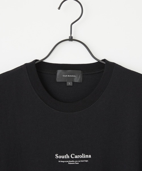 Craft Nicholson（クラフトニコルソン）の「ビッグシルエット線画イラストデザインアソート半袖カットソー（Tシャツ/カットソー・メンズ・ホワイト系その他/ブラック系その他/ベージュ系その他/グリーン系その他/ブルー系その他/ホワイト系その他2/ブラック系その他2/ベージュ系その他2・M/L）」の11枚目の写真